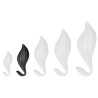 DarkSil Plug Silicone Bulby M 14 x 7cm Noir
